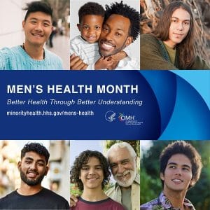 June is men's health month