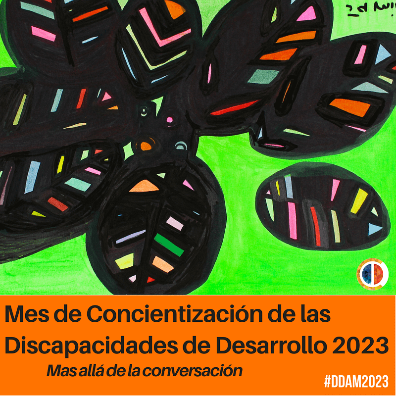 Developmental Disabilities poster in spanish